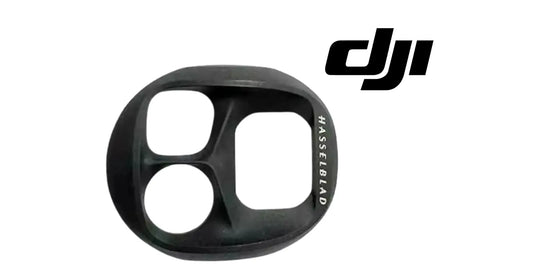Black UV lens cover, Hasselblad-branded side, for DJI Mavic 4 Pro camera module