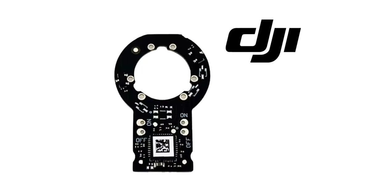 DJI yaw motor cable PCB for Mavic 3/Cine, black electronics board with DJI logo