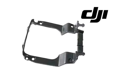 DJI Mavic Air 2 gimbal bracket, dark metal support frame with bracket tabs