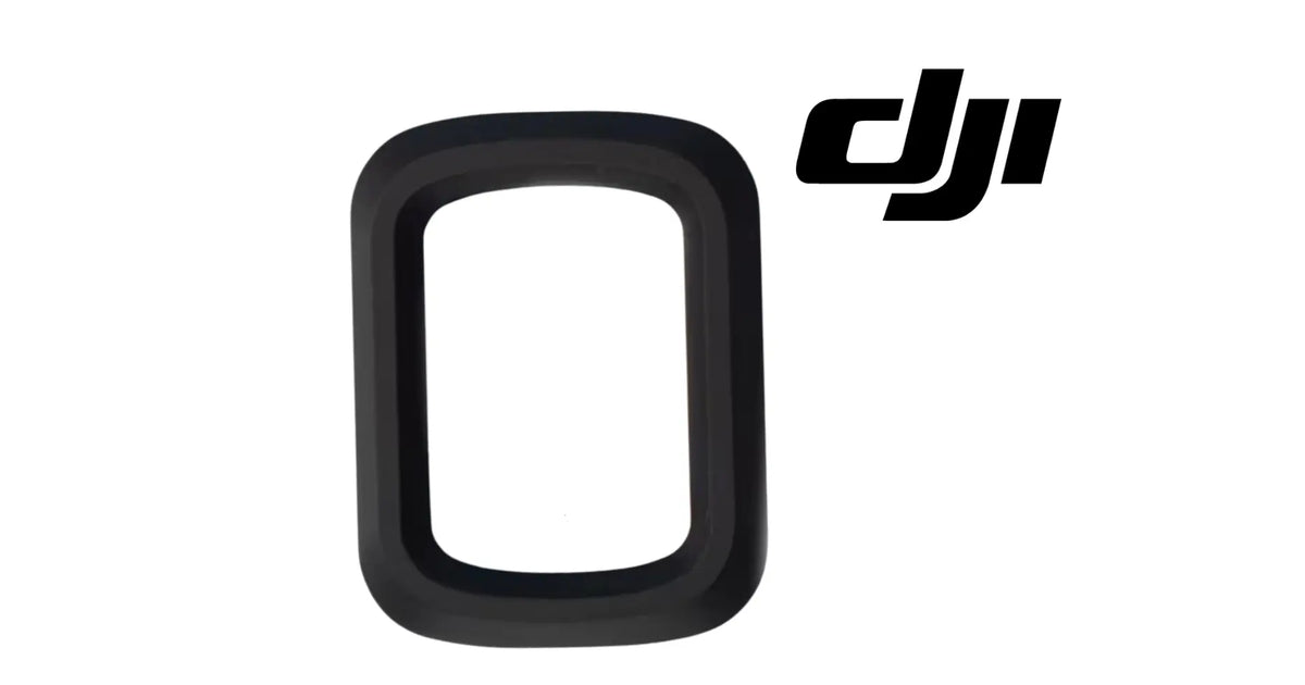 DJI lens glass ring, black square frame with inner opening