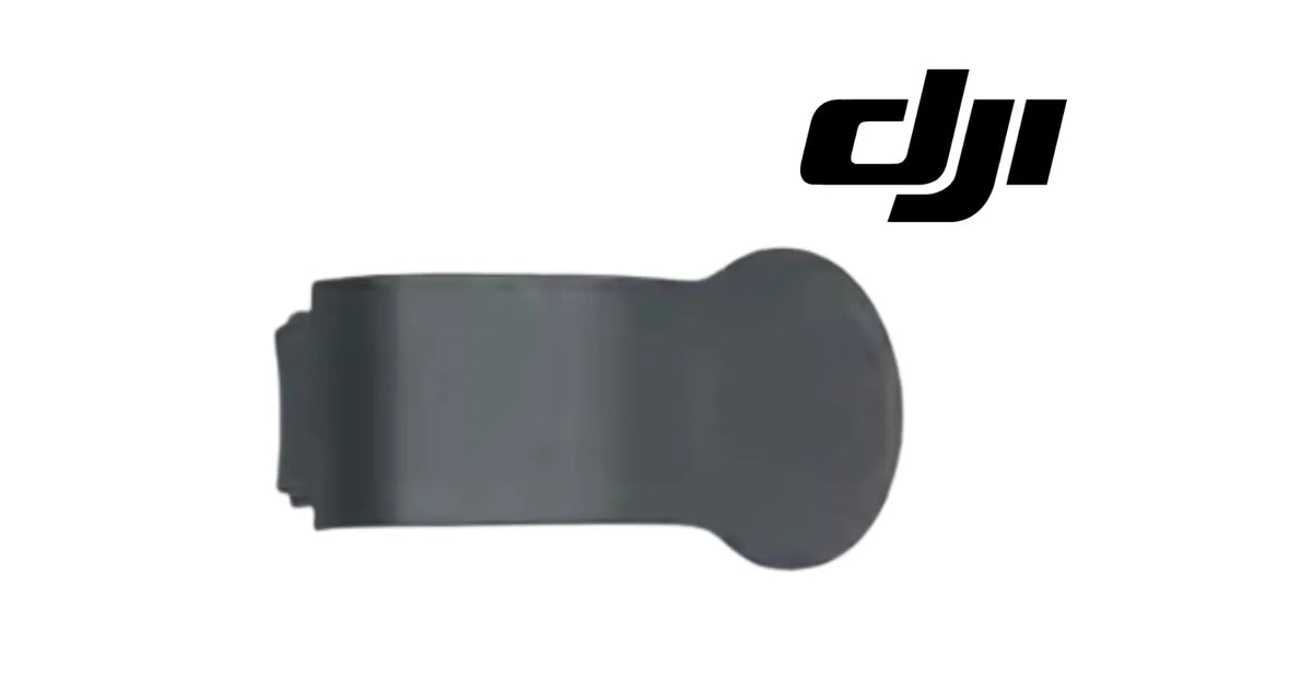 DJI Mavic Air 2 gimbal cover, dark gray curved protective piece with rounded end