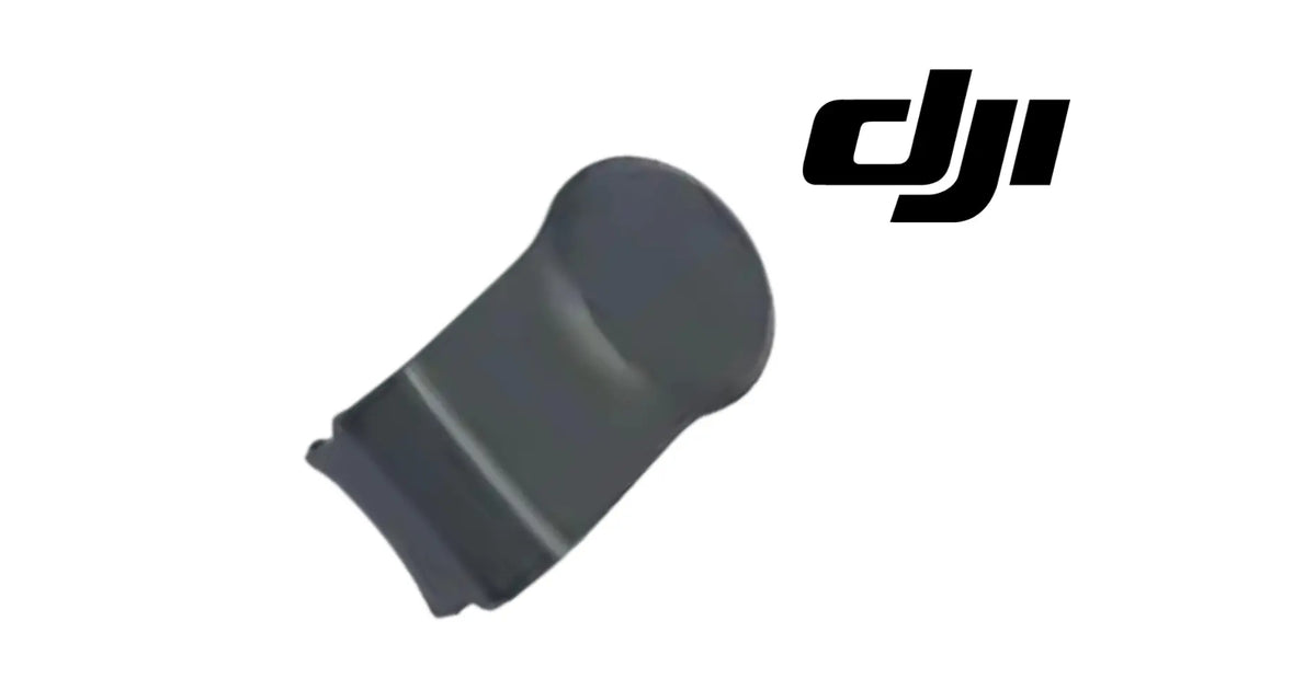DJI gimbal cover No. 4, dark gray angled curved rubber cap
