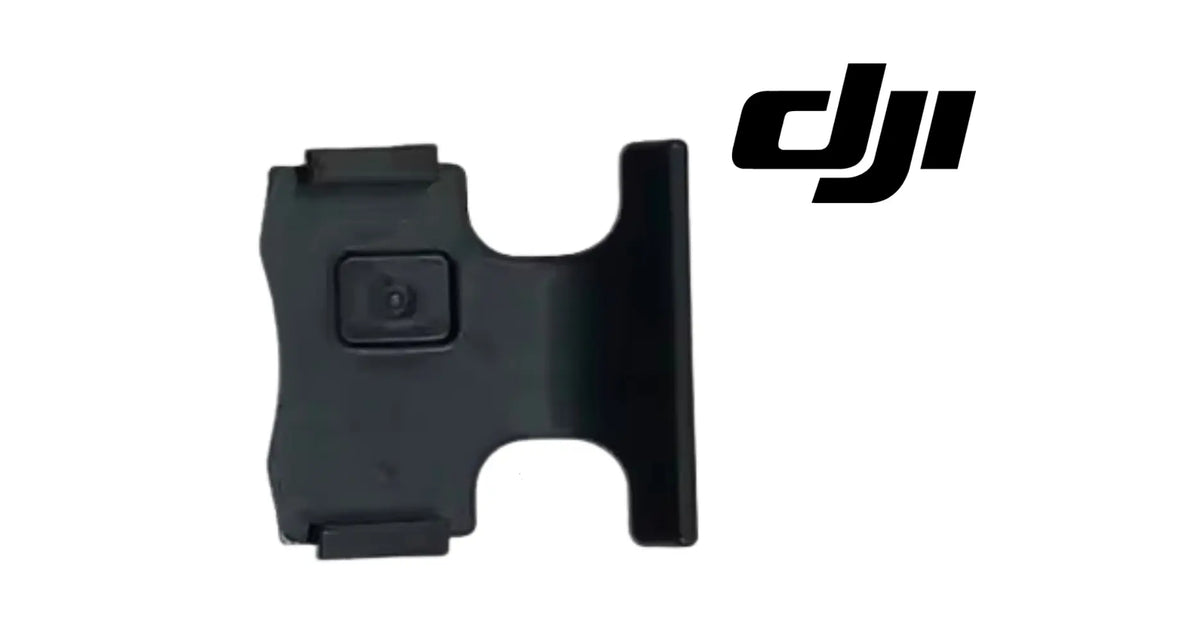 DJI Mavic Air 2 gimbal cover No. 6, dark plastic piece with square sensor opening