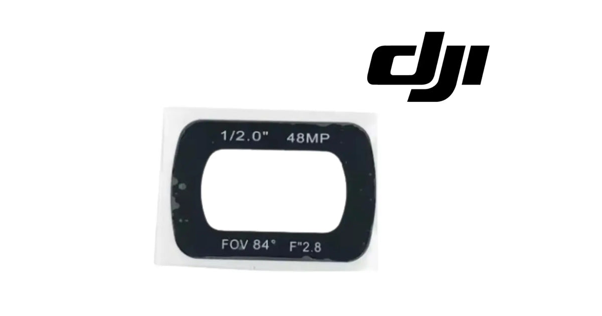 DJI Mavic Air 2 replacement lens glass with FOV 84 and F2.8 labels