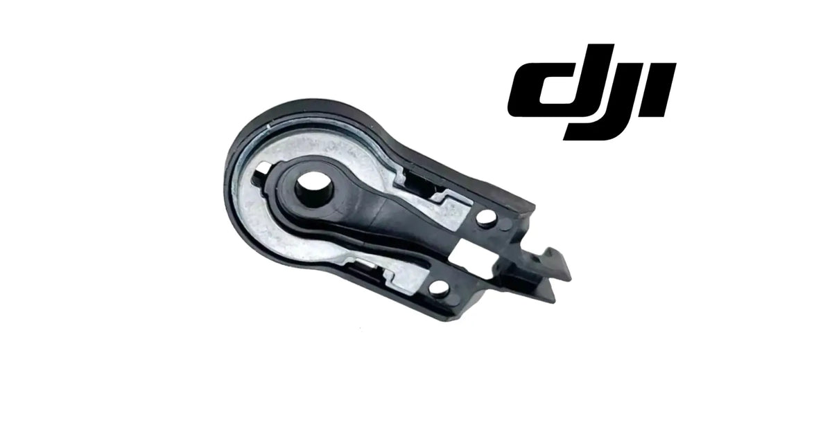 Replacement gimbal cover #9, curved black mounting bracket with silver hardware