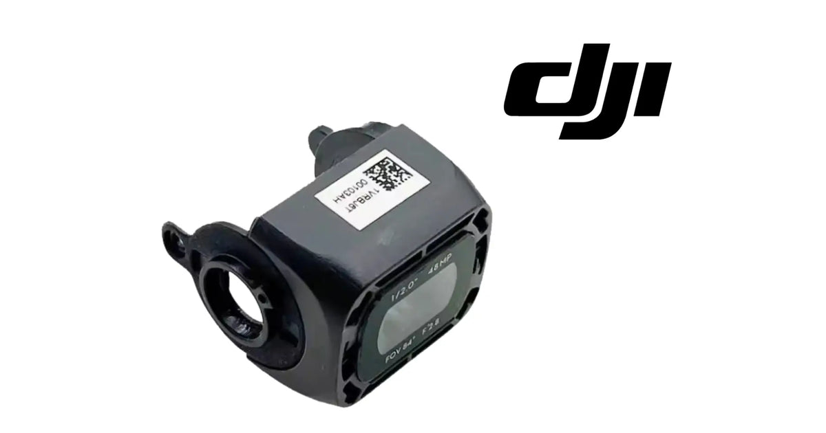 DJI Mavic Air 2 replacement camera frame, black plastic housing with mounting loops