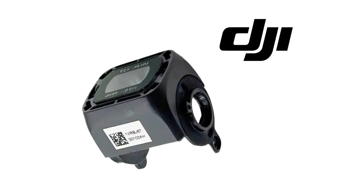 DJI Mavic Air 2 replacement camera frame, black plastic side housing with circular mount