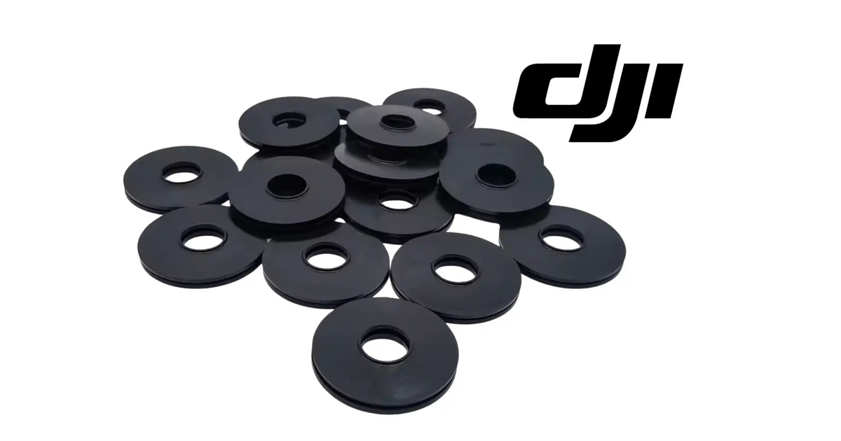 DJI Agras T70P propeller protection pad gaskets, 16 black circular pads with center holes