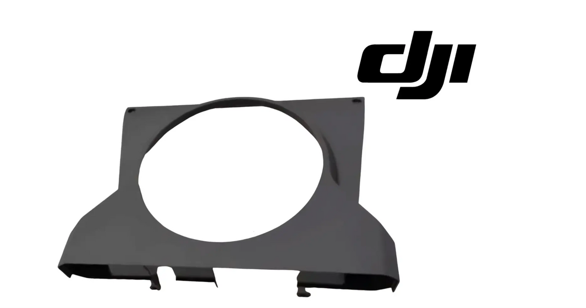 DJI Agras T70P OEM front shell top cover, dark plastic with circular opening