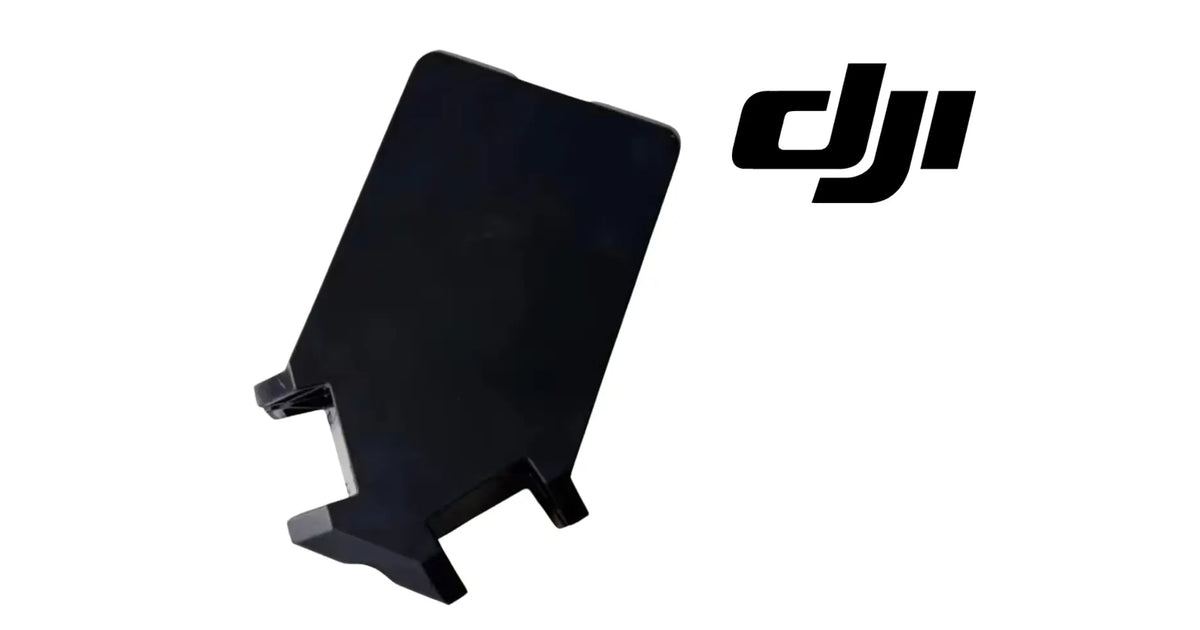 DJI Agras rear load bracket, black panel with mounting tabs on an angled view.