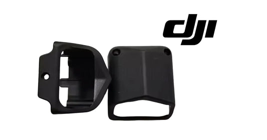 DJI motor protection cover pair, black molded plastic with side openings