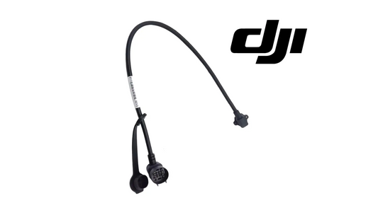 DJI Agras spray head adapter cable with inline sensor connector and plug