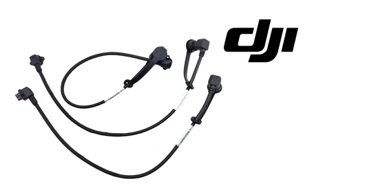 DJI Agras spray head adapter cable set with multiple black leads and plugs