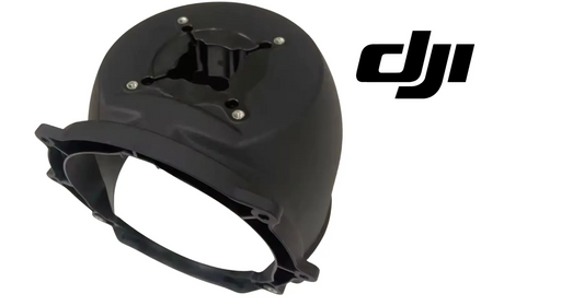 DJI Agras sowing spinner disc shell, black plastic cover with side brackets