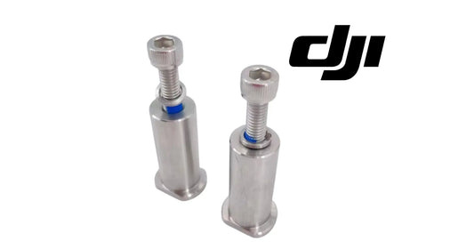 Steel prop splint columns with fasteners set, two metal posts and screws