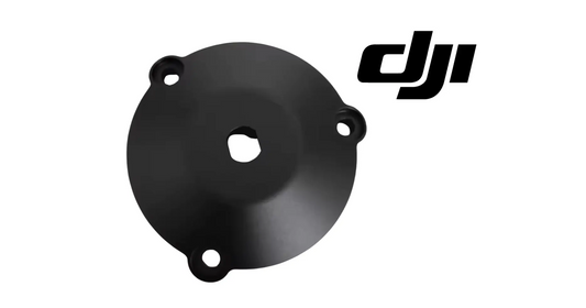DJI Agras shock absorber end cover, black round cover with side screw holes