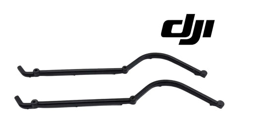 DJI Agras black cable clamps, two long bent pieces with hook ends