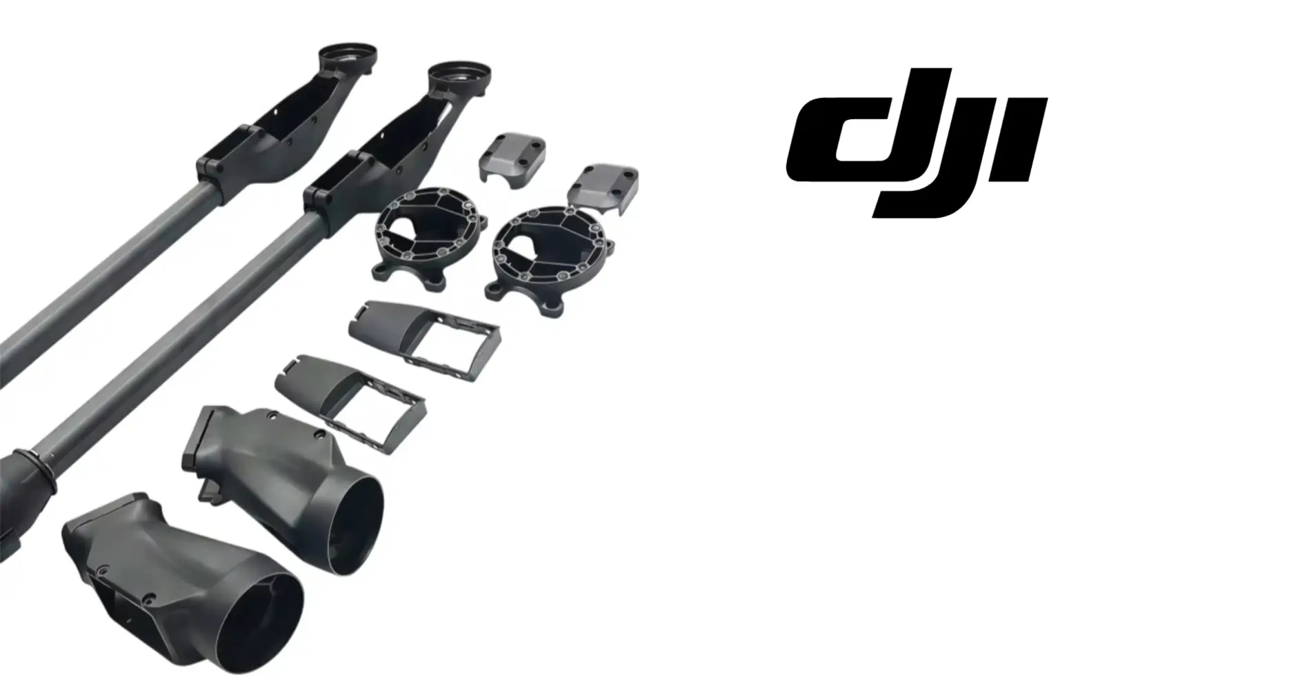 DJI Agras T100 OEM Mist Spray Boom Housing Kit Ares Acres