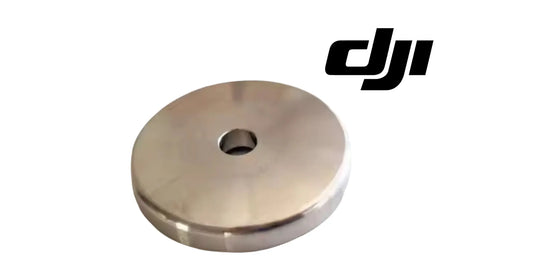 DJI Agras shock absorber top cover, round metal disk with central mounting hole