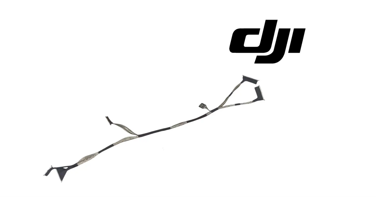 DJI gimbal signal cable ribbon with end connectors, flexible lead