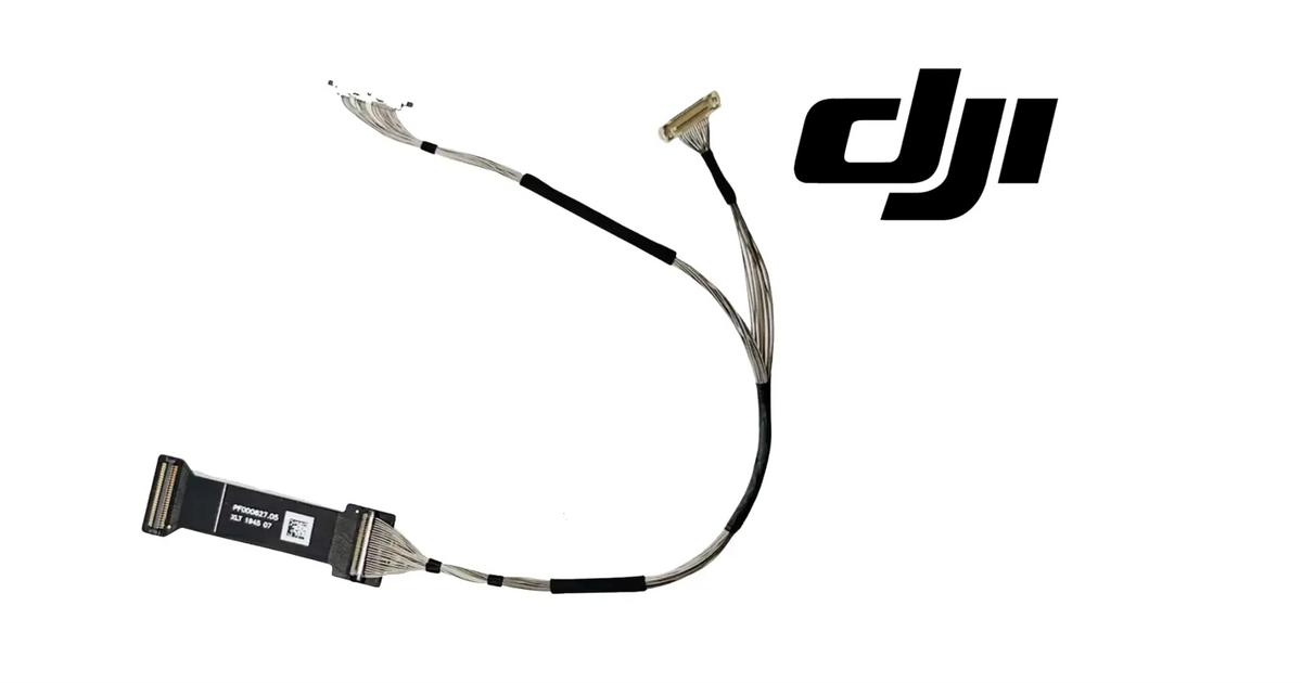 DJI Air 2 gimbal signal cable with board plug and two small plug ends
