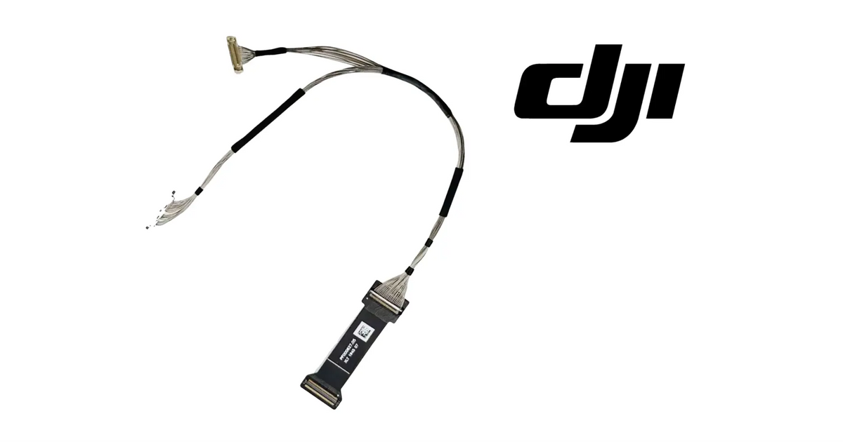 DJI Air 2 OEM gimbal signal cable with black controller-style connector and two plugs