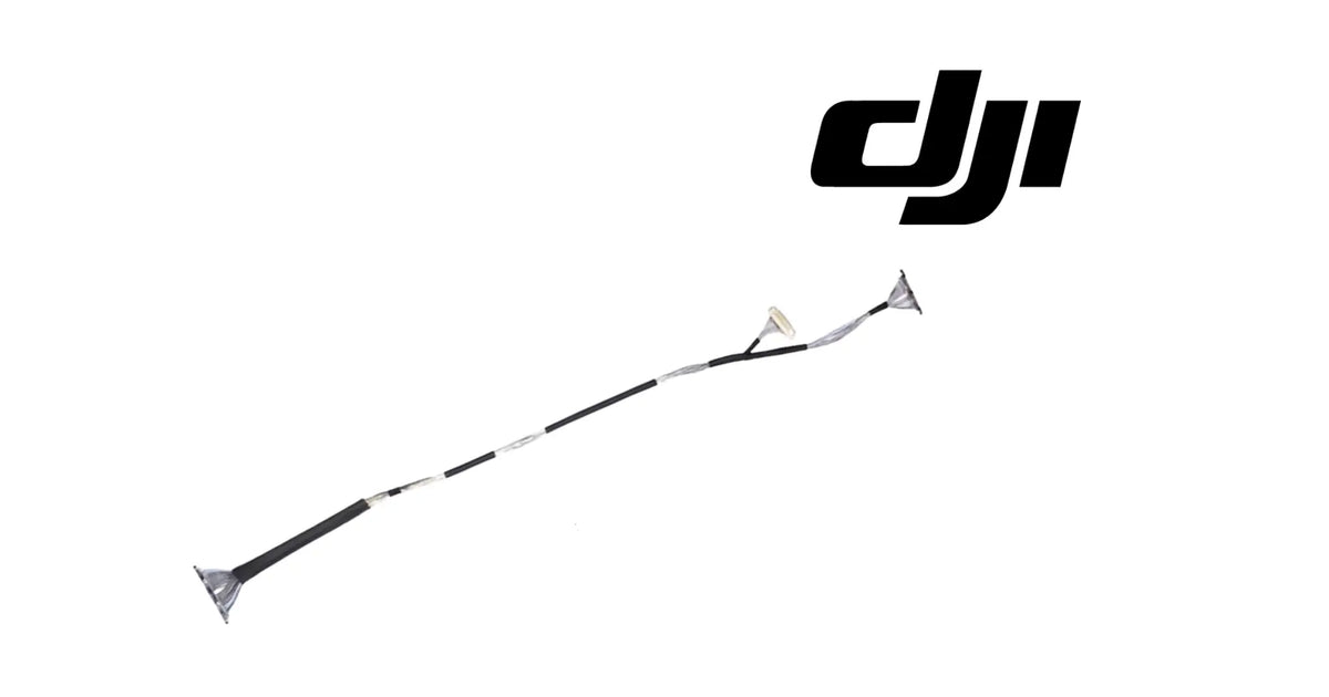 DJI Air 2S gimbal signal cable showing length and connector tabs