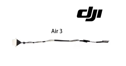 OEM gimbal signal cable, black cable with silver braided section and two connector ends