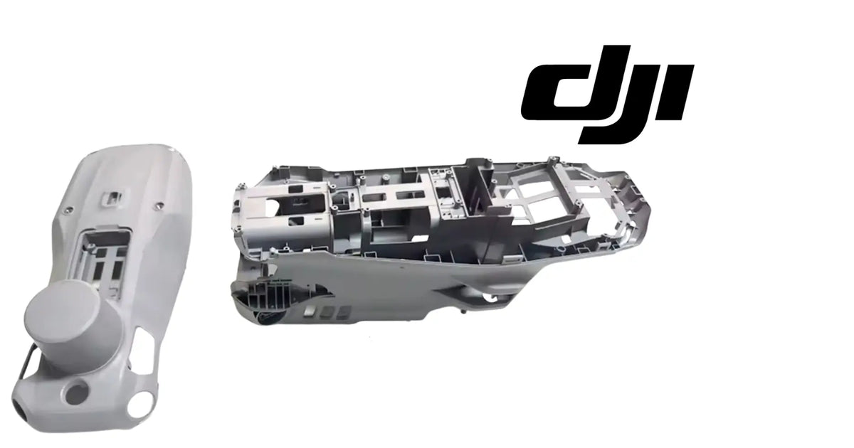 DJI Matrice middle shell and side cover, gray drone chassis components