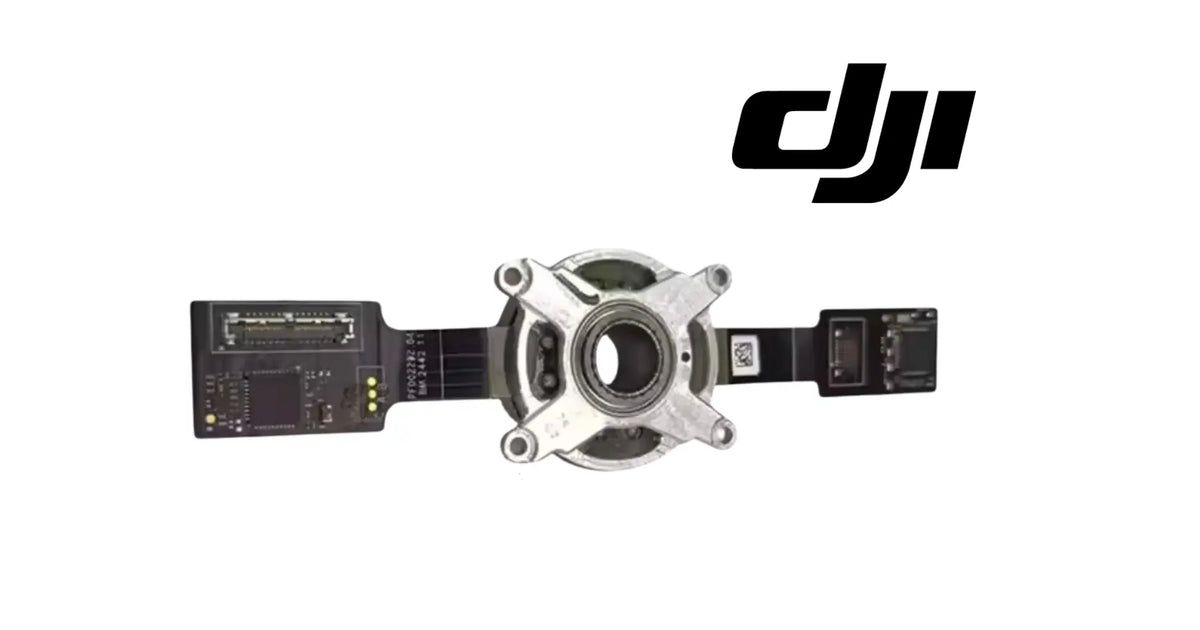 DJI gimbal roll motor with circular mount and two side control boards
