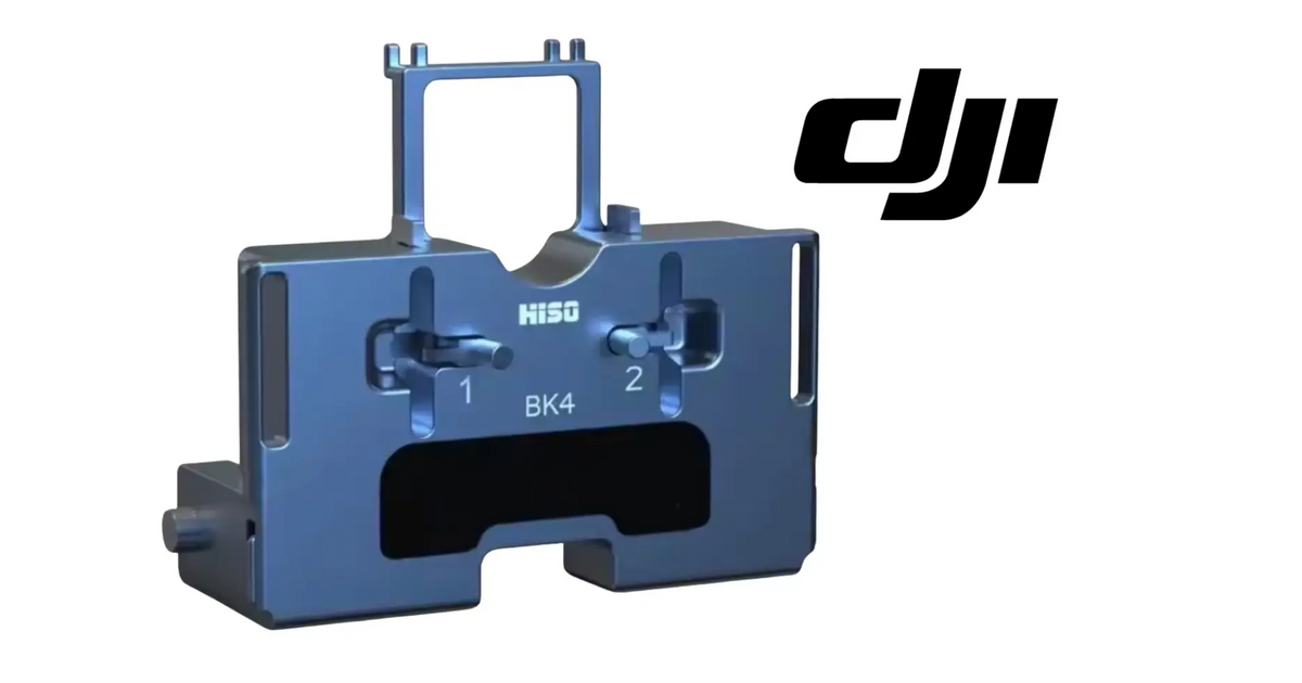 BK4 warning light dropper housing with blue body and indicator posts