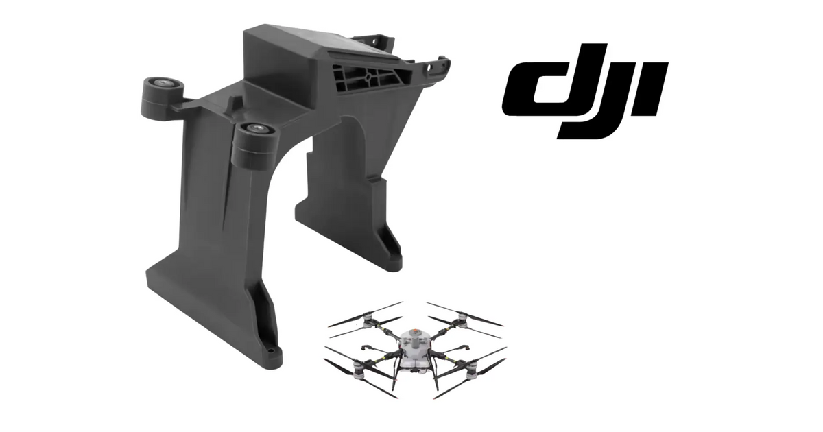 Dark gray FPV camera mounting bracket with DJI-style arms, includes screws