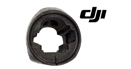 DJI motor protective shell cover, dark plastic with hex opening