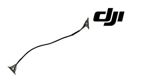 DJI OEM gimbal coaxial cable, black wire with connector ends