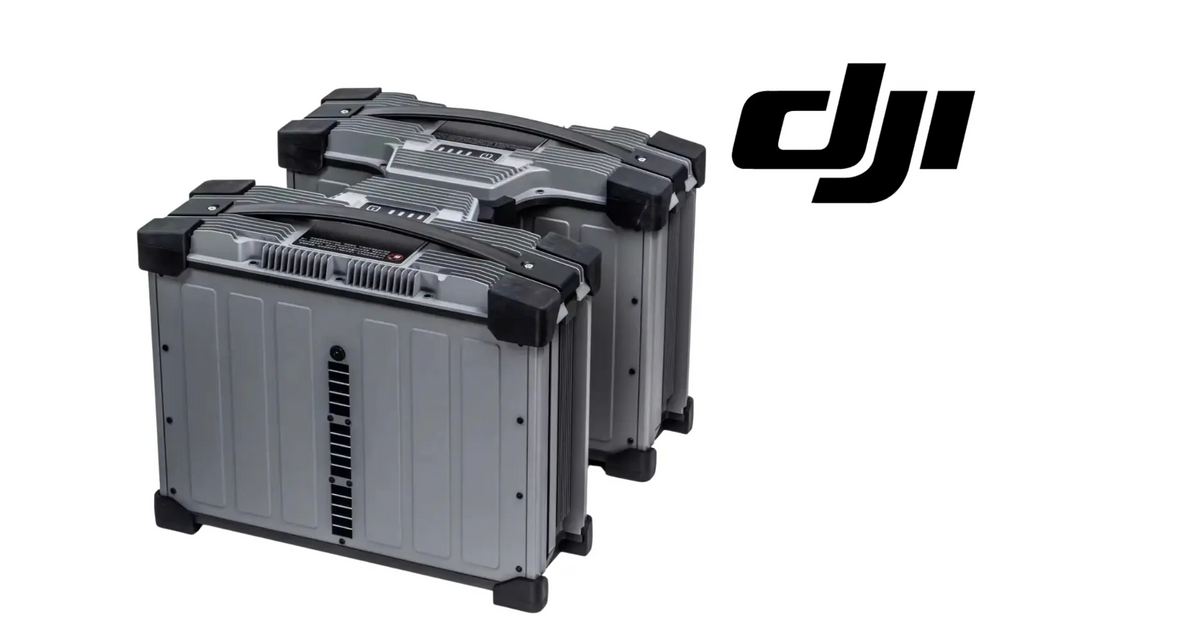Talos T60X flight battery with black and gray casing, top vents and side ports
