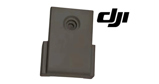 DJI Agras battery handle cover, dark gray plastic with circular center cap