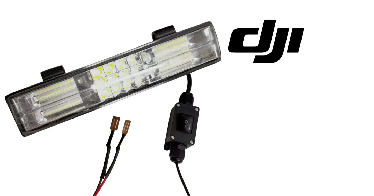 DJI Agras T100 OEM LED flood lights included in the Night Navigation Lighting Kit