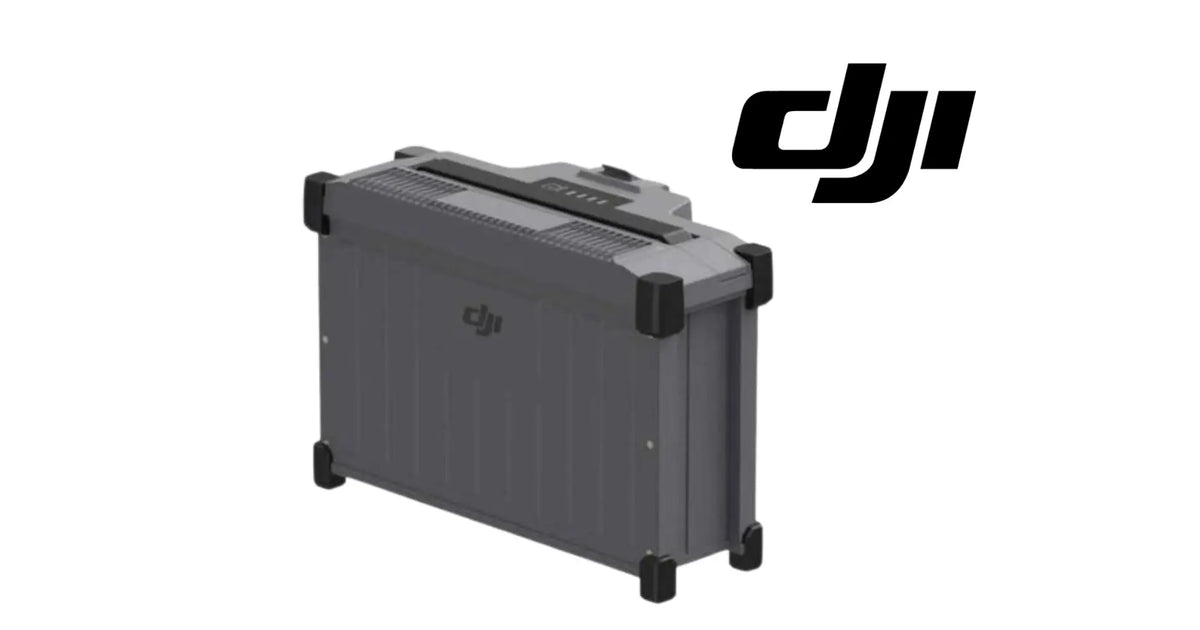 DJI equipment case, dark gray, top handle and textured lid