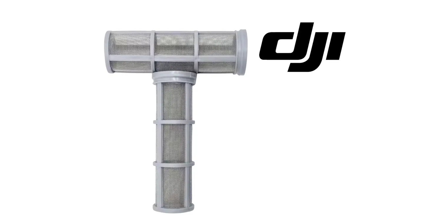 Cylindrical mesh filter fitting for DJI Agras