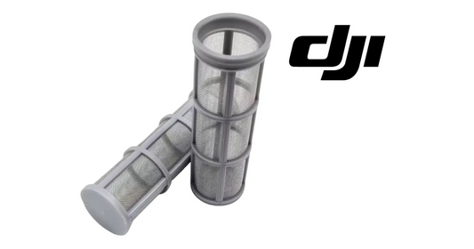 Cylindrical mesh filter fitting with side inlet for DJI Agras