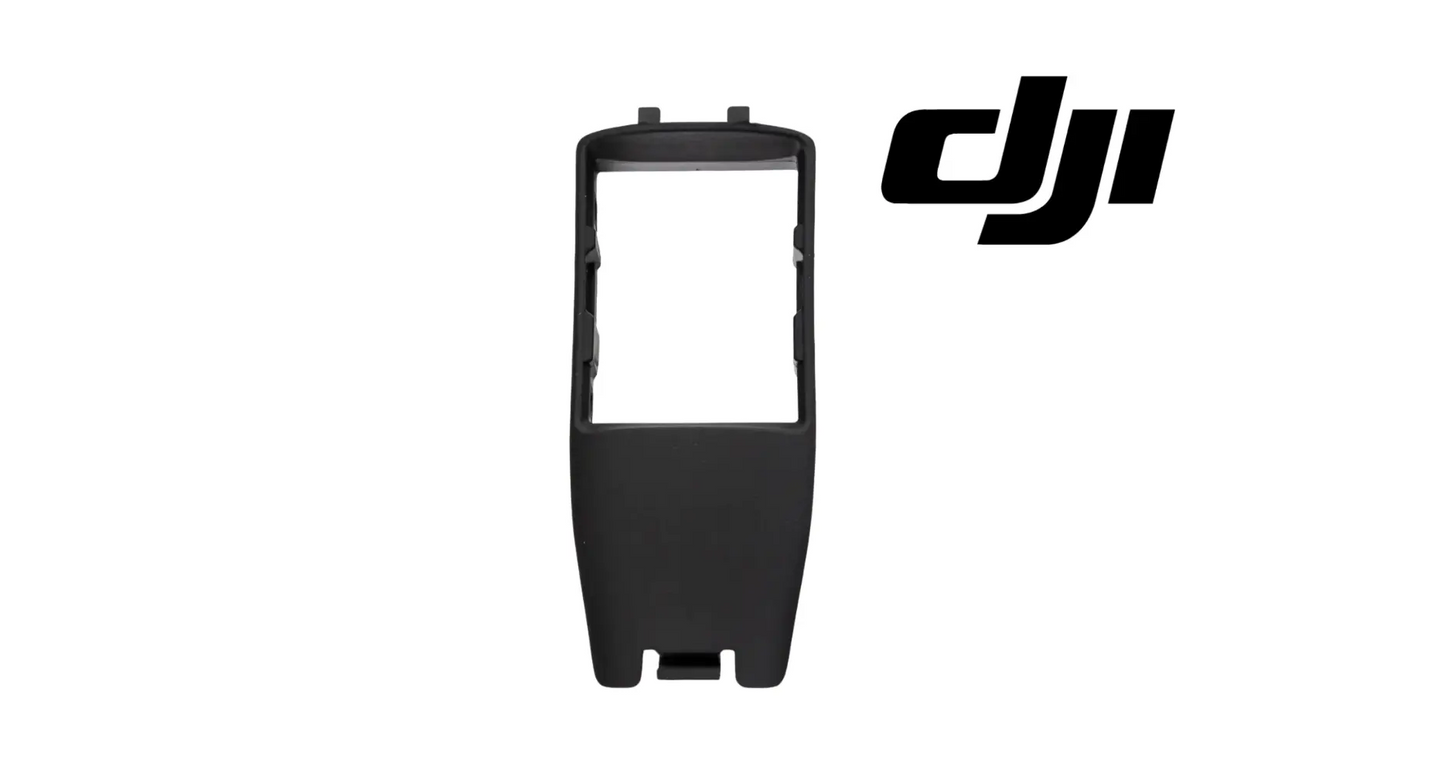 DJI Agras spray lance bottom shell, black plastic housing with rectangular window
