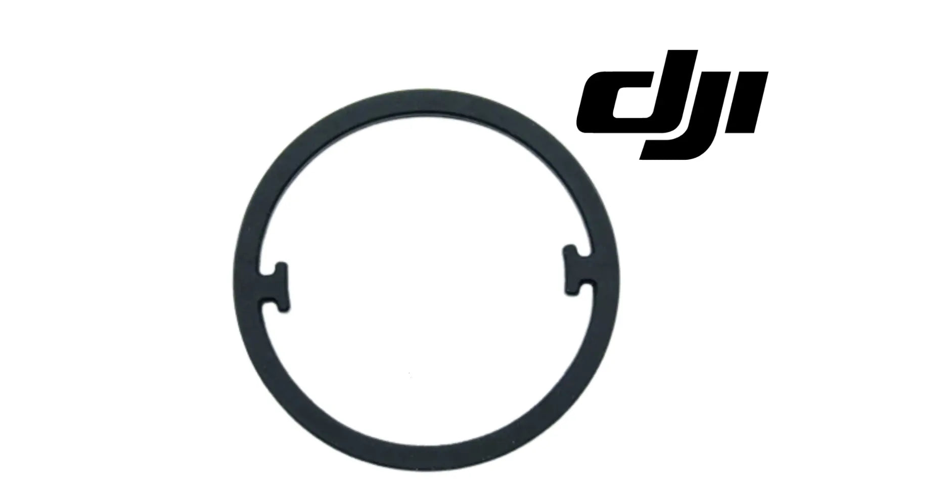 DJI sealing pad ring, black rubber circular seal with inner cutout notches