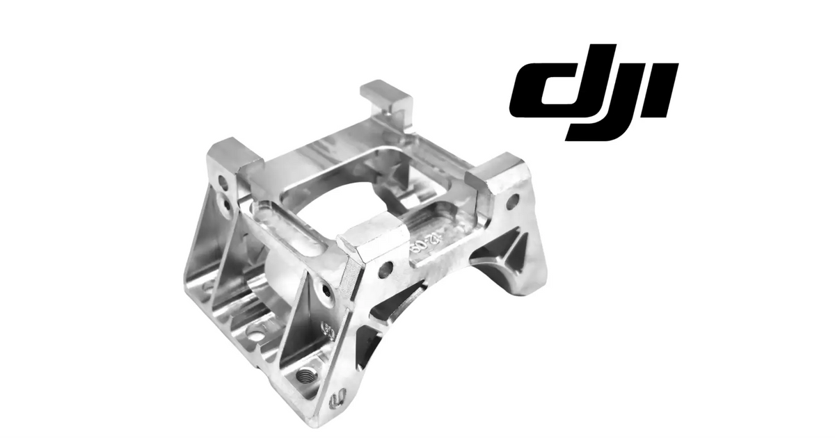 DJI Agras T40 motor fixing base, upper bracket with ribbed supports and mounting holes