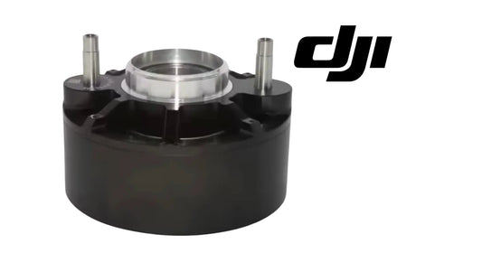 DJI Agras propulsion motor rotor, black body with metal center ring and pins