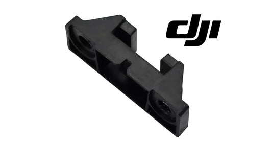 Black DJI Agras flow meter bracket with long body and molded mounting tabs