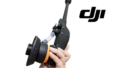DJI Agras T100 spray nozzle set with solenoid valve, orange ring and hand grip