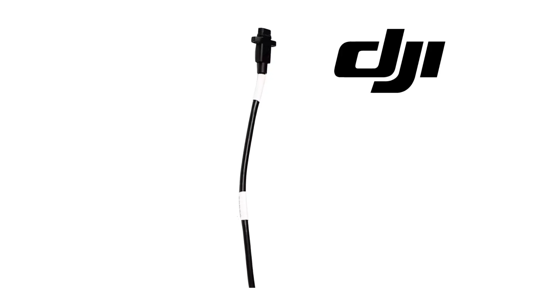 Forward vision sensor signal cable with black connector and white label band