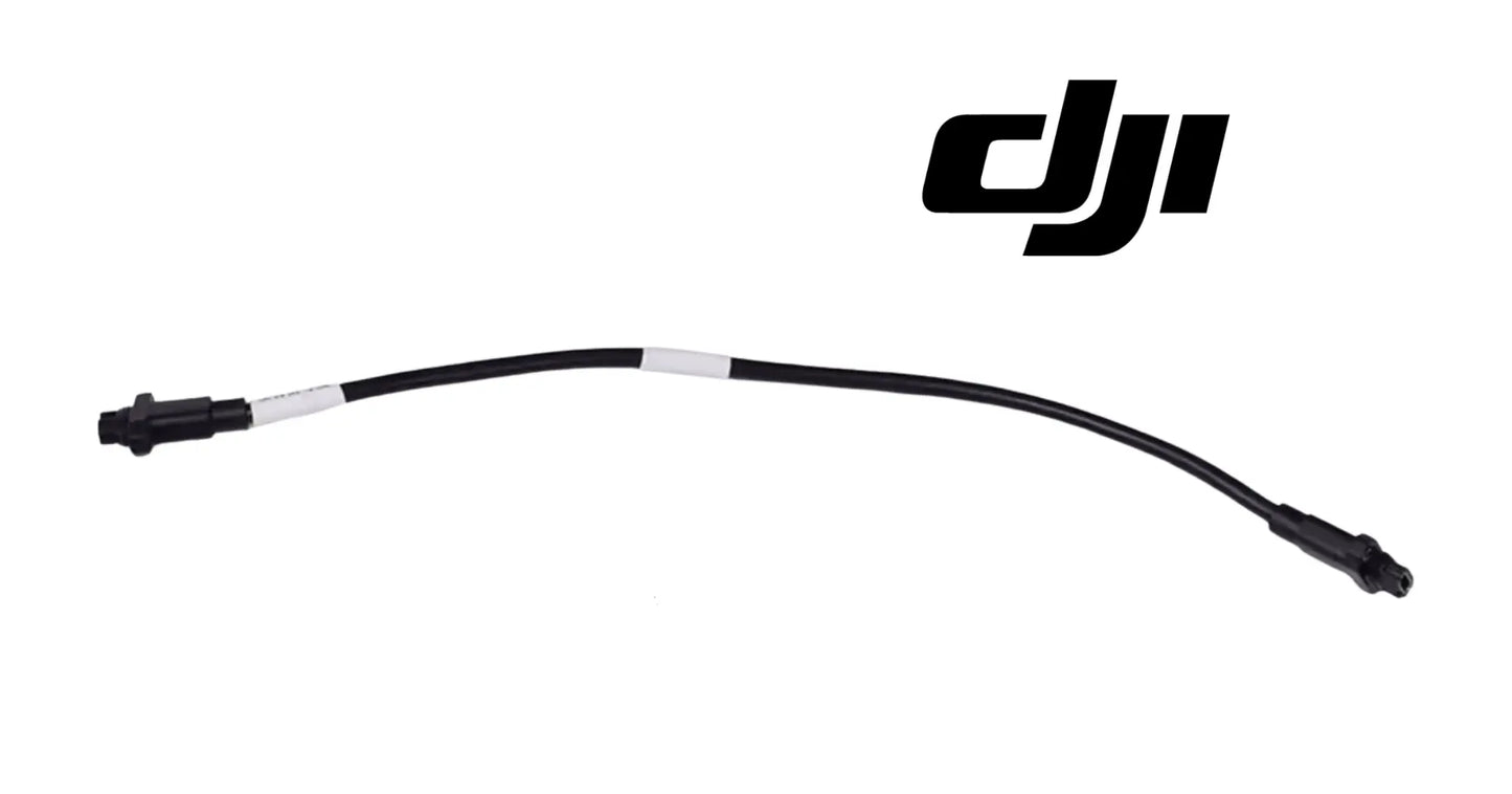 Forward vision sensor signal cable, curved black lead with two end connectors