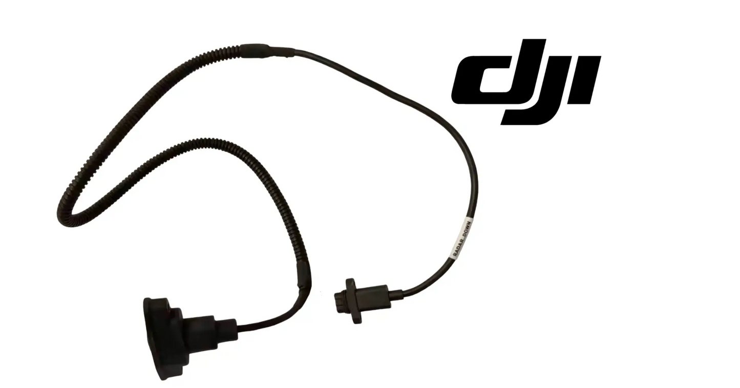 DJI rear vision radar signal cable with two black plug connectors