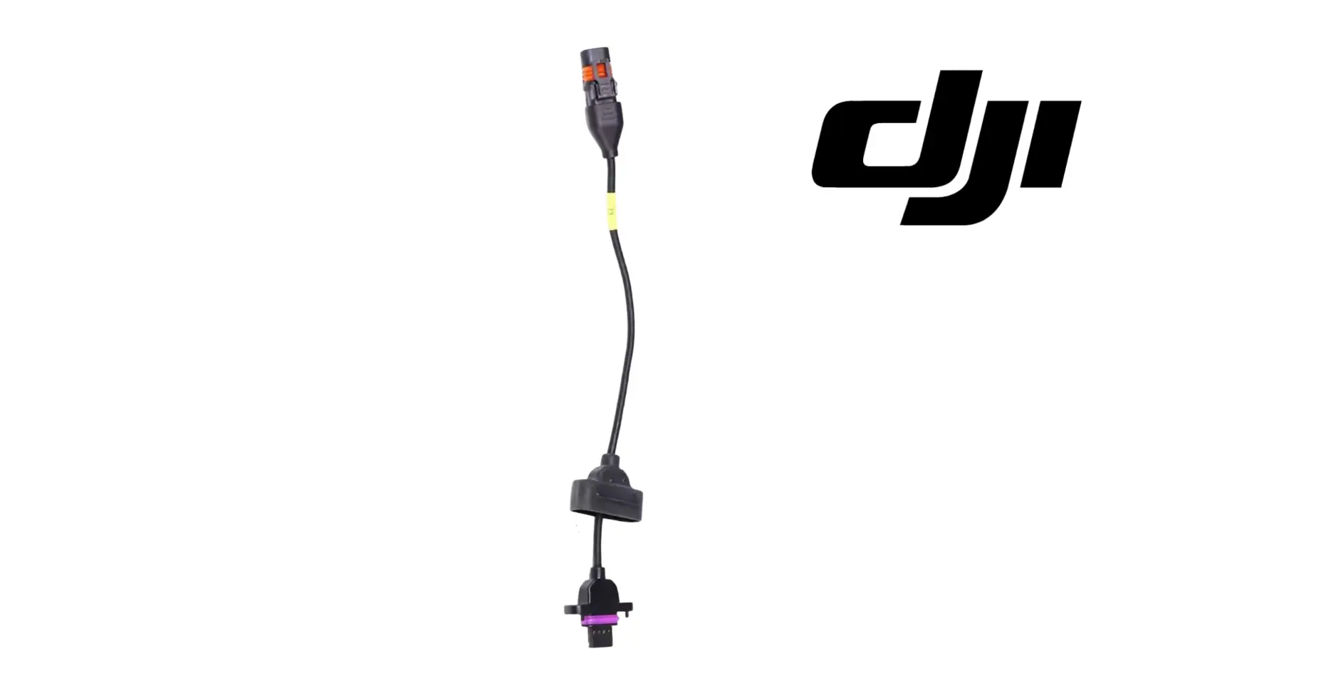 DJI Agras flow meter signal cable, single lead with inline sensor connector